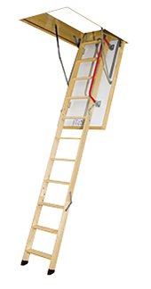 FAKRO Термоизоляционная складная деревянная чердачная лестница LTK Thermo (70х130см h=280см)