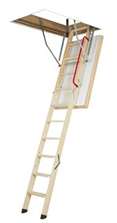 FAKRO Суперэнергосберегающая складная деревянная чердачная лестница LWT Thermo (70х130см h=305см)