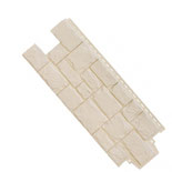 Фасадная панель Grand Line Крупный камень бежевая  (1,1025(0,982) х 0,412(0,390) 0,37 м2