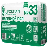 ФОРМАН №33  Наливной пол финишный для сухих и влажных помещений