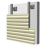 Комплект стены из сайдинга Grand Line "Корабельный брус" без утепления