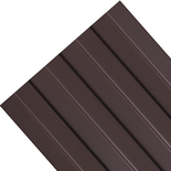 Профнастил С8 (0,35-0,4мм) Длина 2м RAL 8017 Шоколадно-коричневый