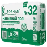 ФОРМАН №32 Наливной пол финишный самовыравнивающийся быстротвердеющий