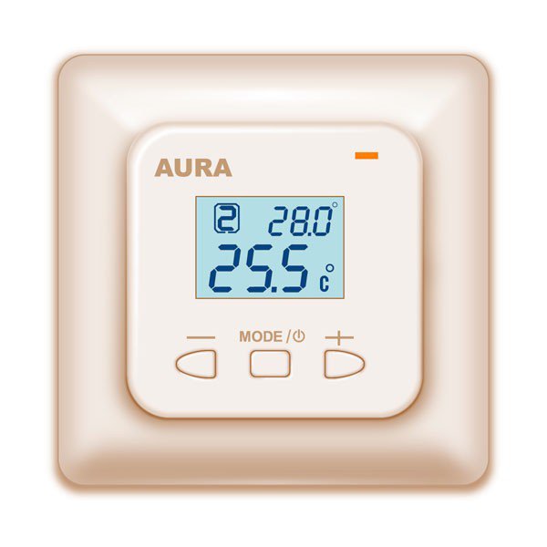 Регулятор температуры электронный AURA LTC 440 кремовый