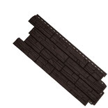 Фасадная панель Grand Line Сланец коричневая 0,39 м2