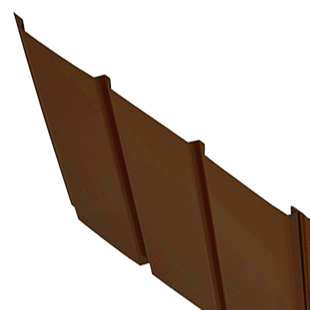 Аквасистем Софит металлический сплошной 2,4 х 0,303 (0,73м2) (RR32 коричневый)